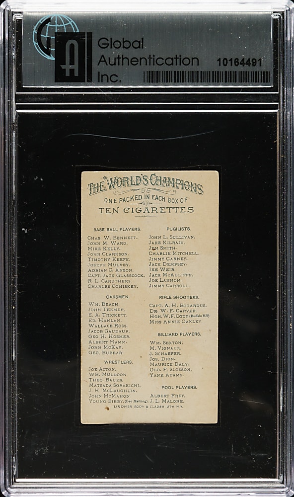 1888 N28 Allen & Ginter Jack Glasscock GAI G-VG 2.5