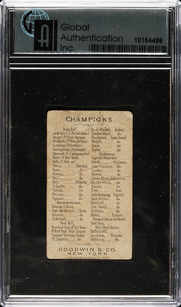 1888 N162 Goodwin Champions Tim Keefe GAI POOR 1