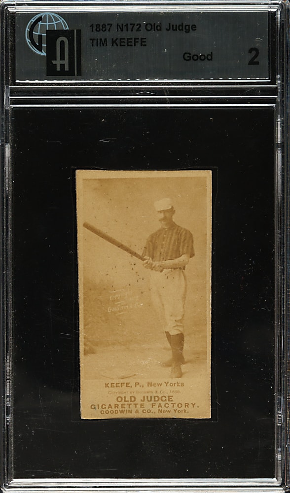 1889 N172 Old Judge Tim Keefe GAI GOOD 2