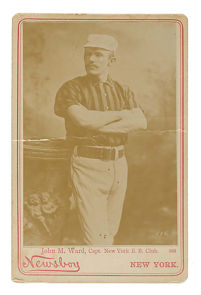 1895 N566 Newsboy Tobacco Cabinet John Ward (Arms Folded)