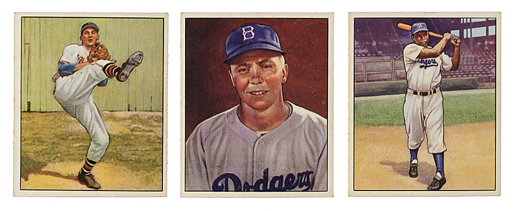 1950 Bowman Complete Set (252) Including 17 PSA-Graded Cards