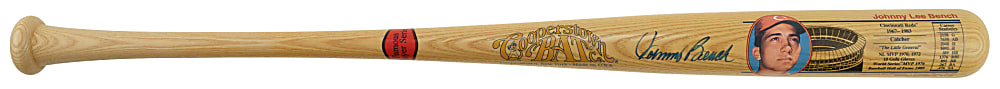 Johnny Bench Signed Cooperstown Bat