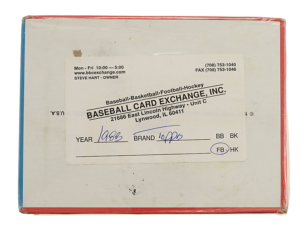 1983 Topps Football Unopened Wax Box (36 Packs) - BBCE