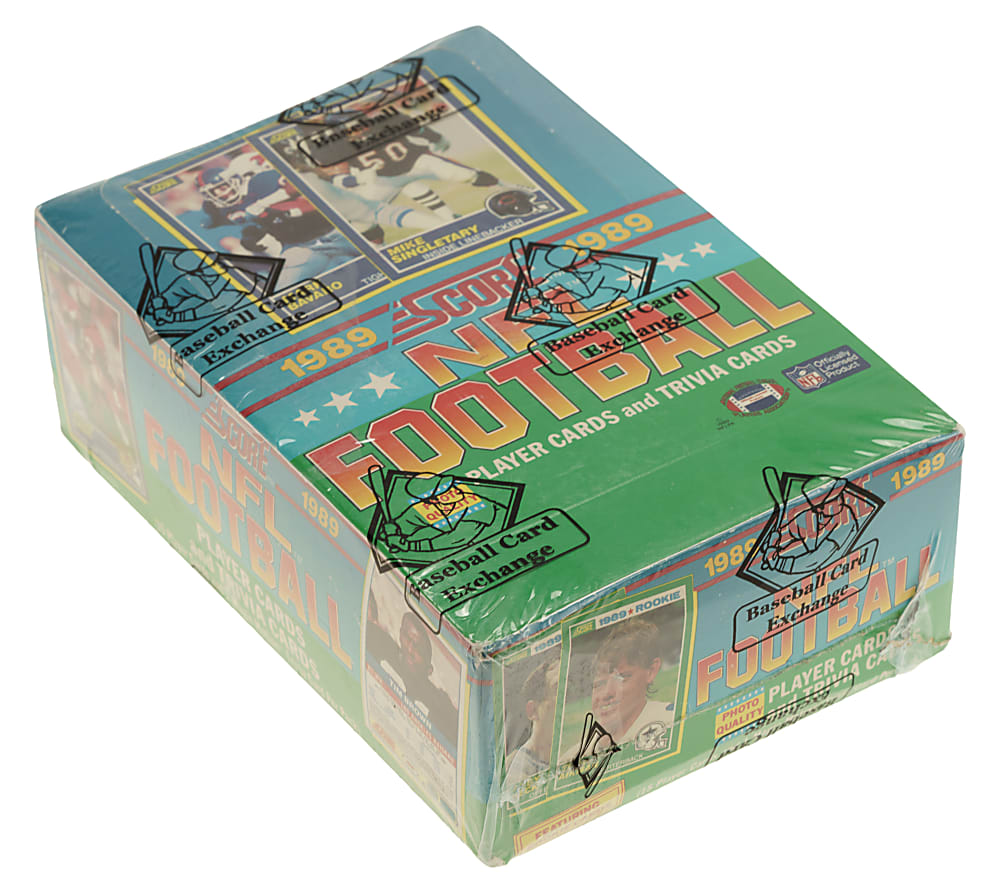 1989 Score Football Unopened Wax Box (36 Packs) - BBCE
