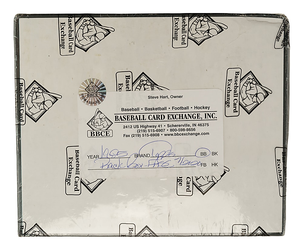 1985 Topps Unopened Rack Box (24 Packs) - BBCE - From a Sealed Case (FASC)