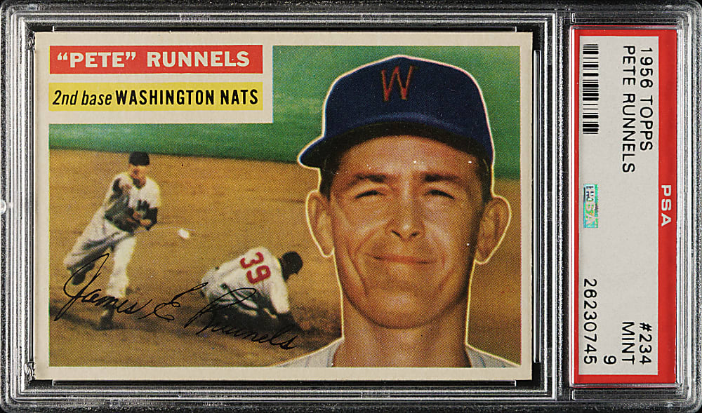 1956 Topps #234 Pete Runnels PSA MINT 9