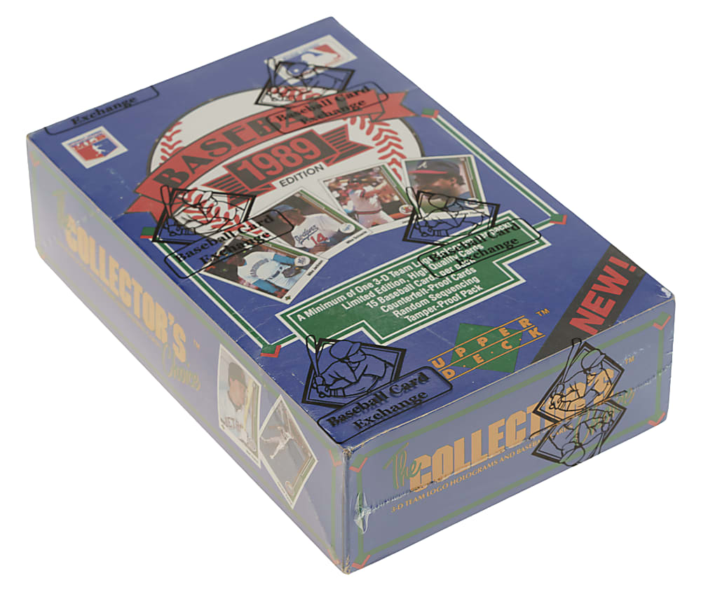 1989 Upper Deck Low Series Unopened Wax Box (36 Packs) - BBCE