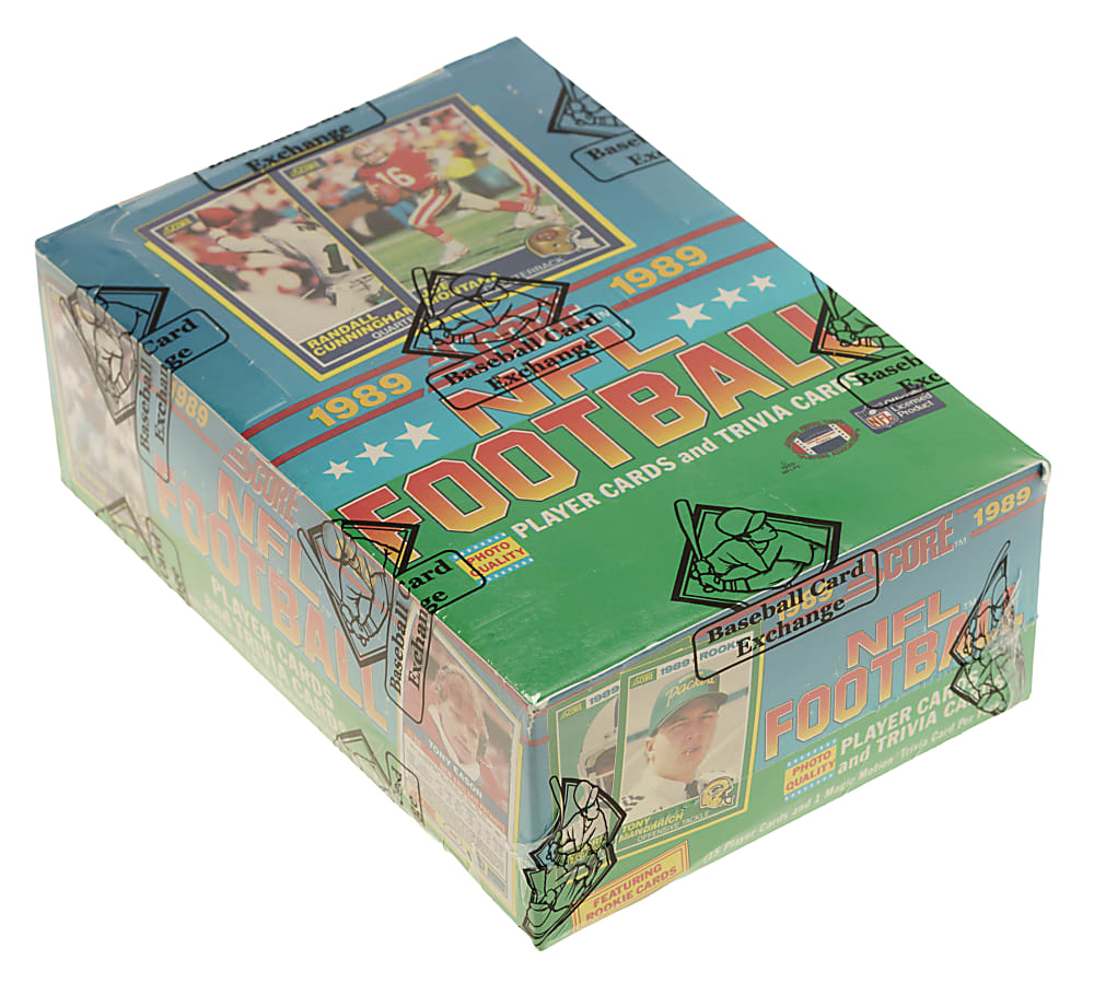 1989 Score Football Unopened Wax Box (36 Packs) - BBCE