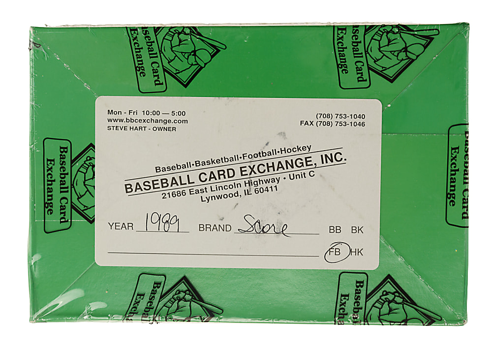 1989 Score Football Unopened Wax Box (36 Packs) - BBCE