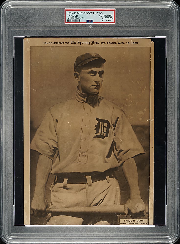 1909-1913 M101-2 Sporting News Supplements Ty Cobb - PSA