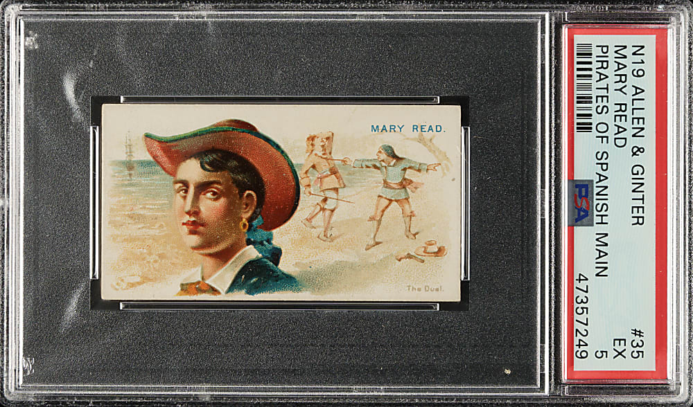 1888 N19 Allen & Ginter "Pirates of the Spanish Main" #35 Mary Read PSA EX 5