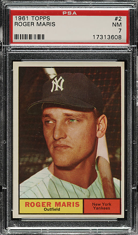 1961 Topps #2 Roger Maris PSA NM 7
