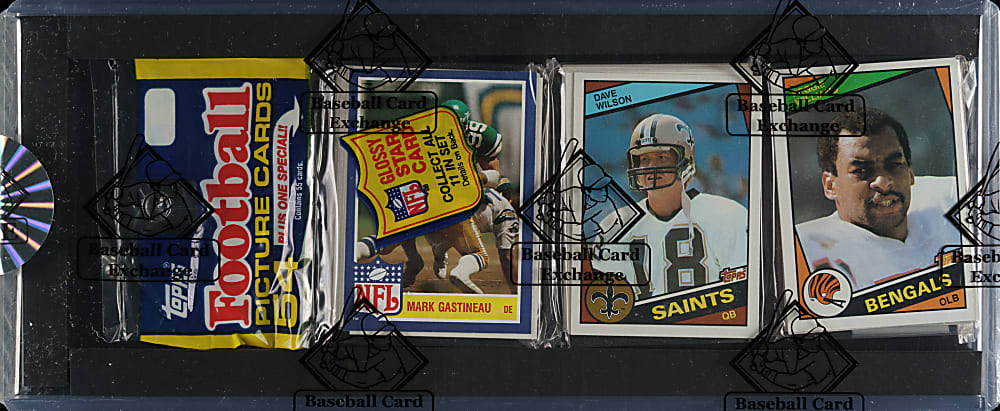 1984 Topps Football Unopened Rack Pack - Franco Harris on Back - BBCE