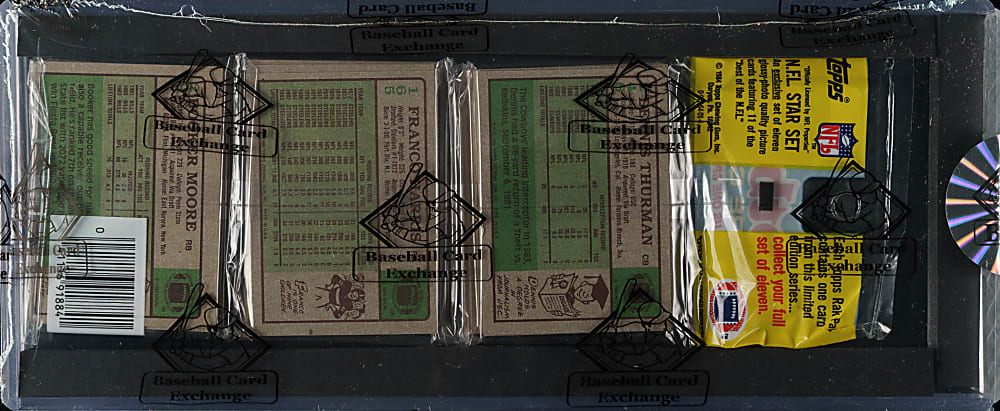 1984 Topps Football Unopened Rack Pack - Franco Harris on Back - BBCE