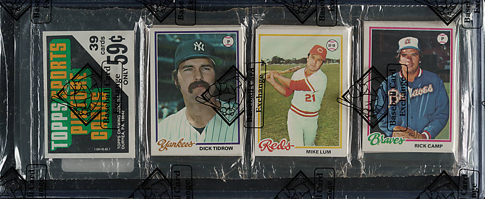 1978 Topps Unopened Rack Pack - Dave Winfield on Back - BBCE - From a Sealed Case (FASC)