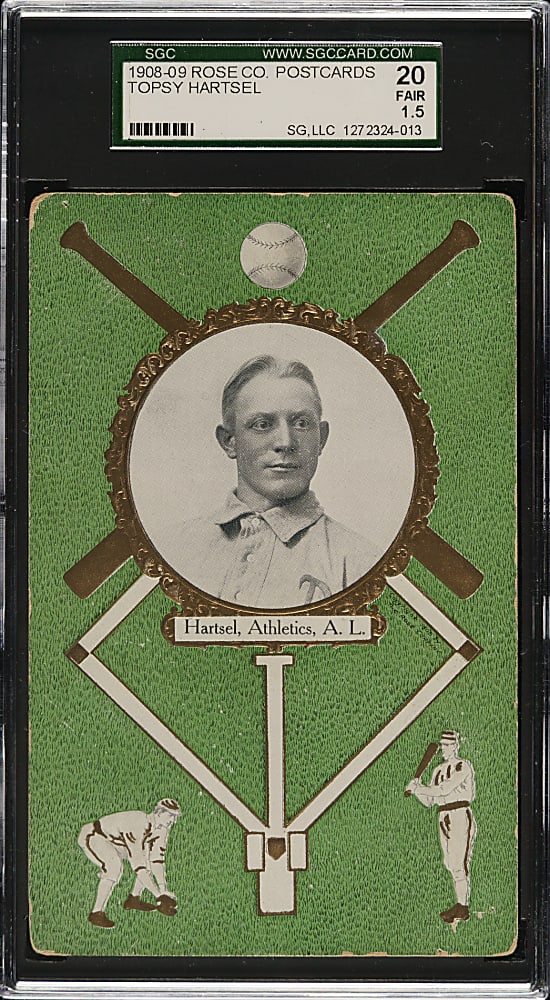 1908 PC760 Rose Company Postcard Topsy Hartsel SGC FAIR 20