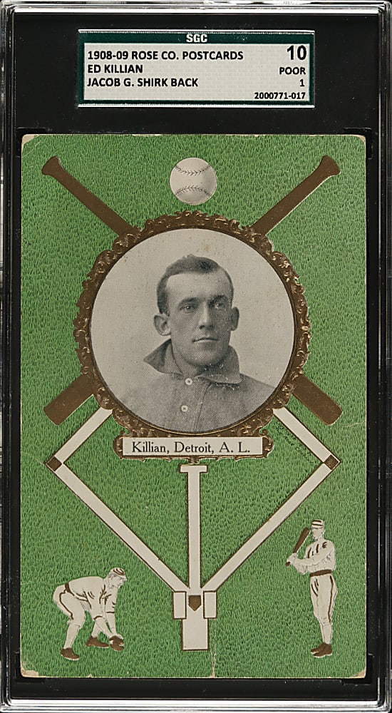 1908 PC760 Rose Company Postcard Ed Killian SGC POOR 10