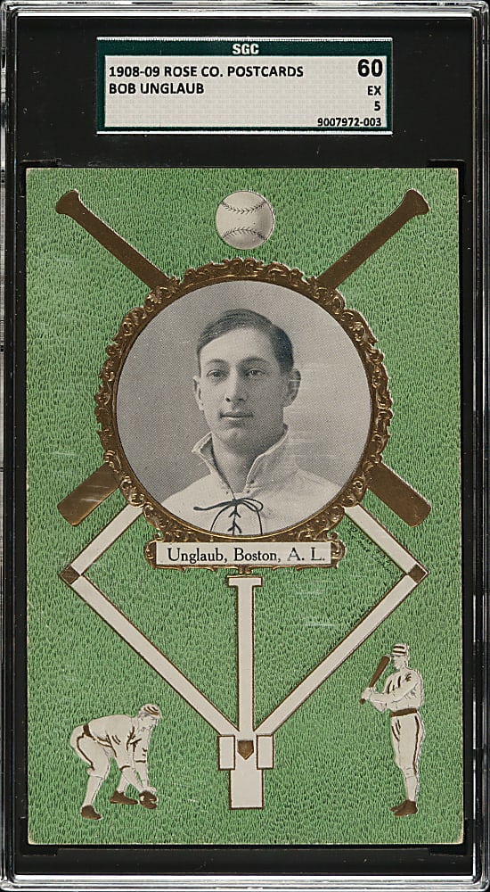 1908 PC760 Rose Company Postcard Bob Unglaub SGC EX 60