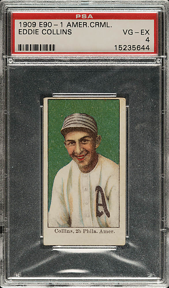 1909-1911 E90-1 American Caramel Eddie Collins PSA VG-EX 4