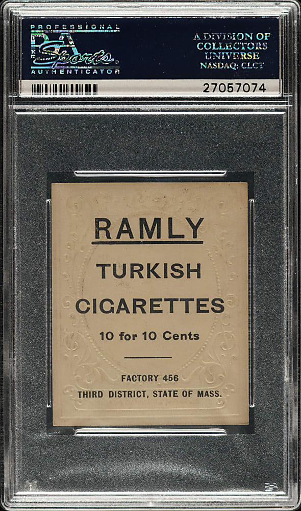 1909 T204 Ramly Tobacco Clark Griffith PSA EX 5