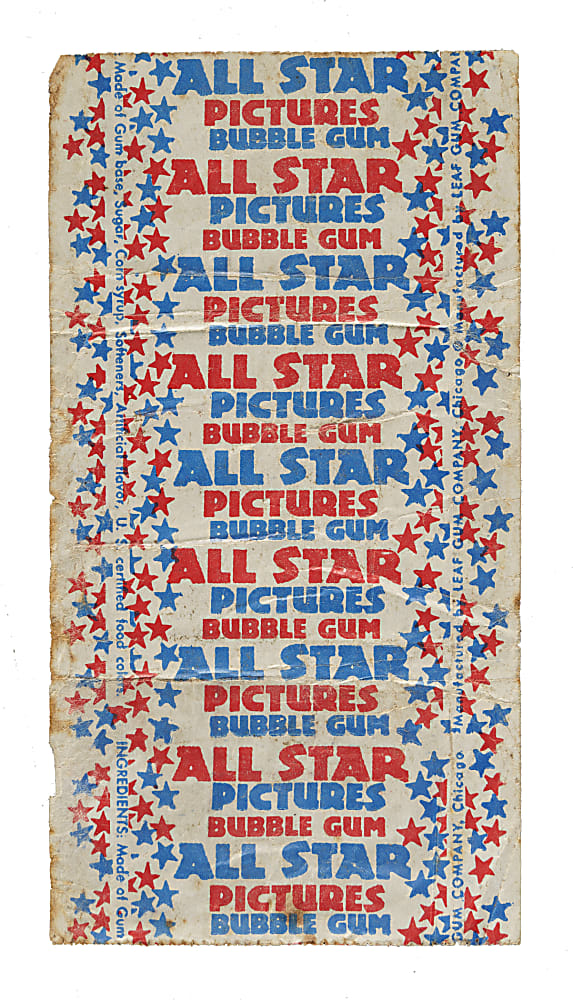 1948-1949 Leaf Wax Wrapper