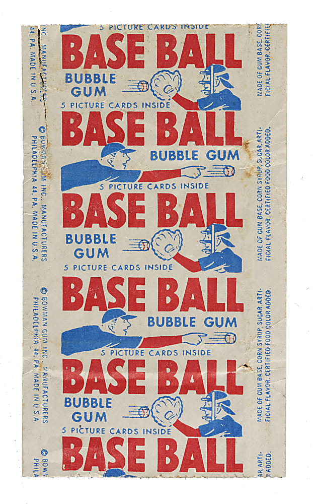 1949 Bowman Five-Cent Wax Wrapper