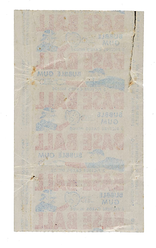 1949 Bowman Five-Cent Wax Wrapper