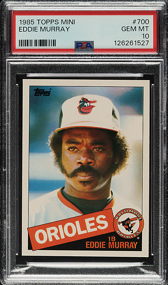 1985 Topps Mini Test #700 Eddie Murray PSA GEM MINT 10 - 1 of 1!