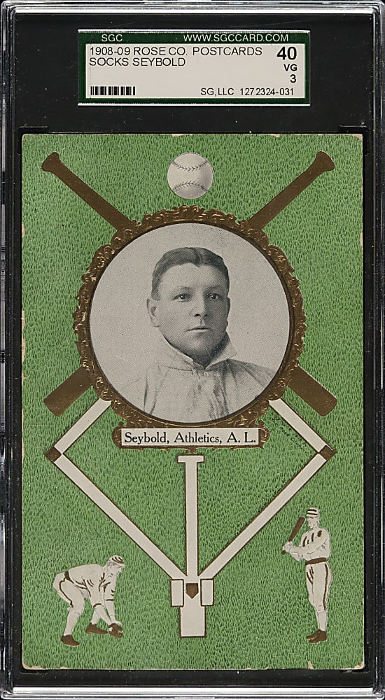 1908 PC760 Rose Company Postcard Socks Seybold SGC VG 40