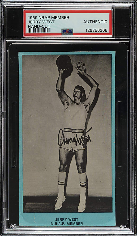 Circa 1969 NBAP Member Basketball Jerry West PSA Authentic