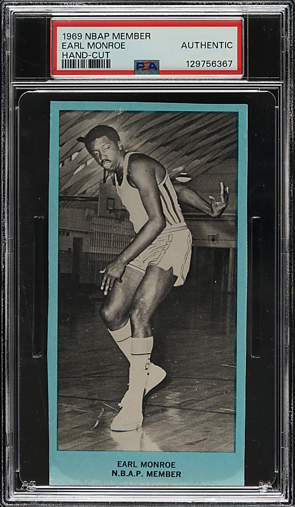 Circa 1969 NBAP Member Basketball Earl Monroe PSA Authentic - 1 of 3!