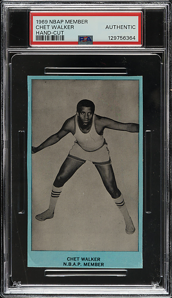 Circa 1969 NBAP Member Basketball Chet Walker PSA Authentic