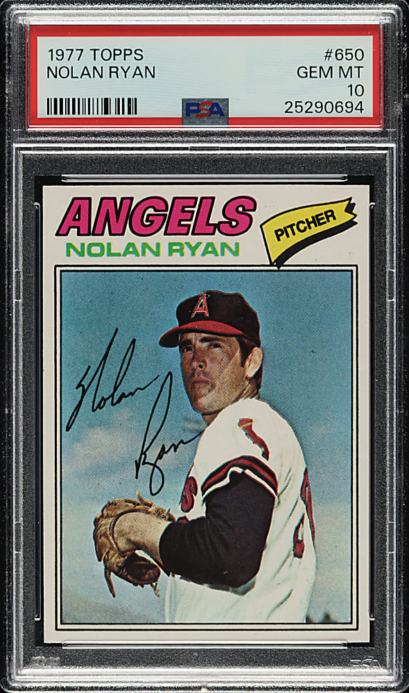1977 Topps #650 Nolan Ryan PSA GEM MINT 10