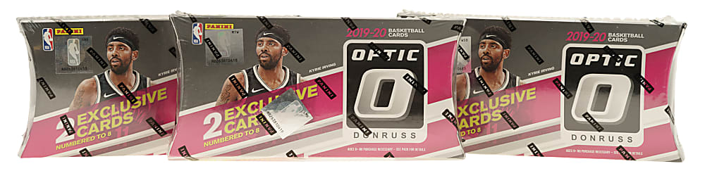 2019-2020 Panini Donruss Optic Basketball Asia Tmall Factory-Sealed Unopened Lucky Envelope Box Trio (3 Boxes) - Zion Williamson and Ja Morant Rookie Year