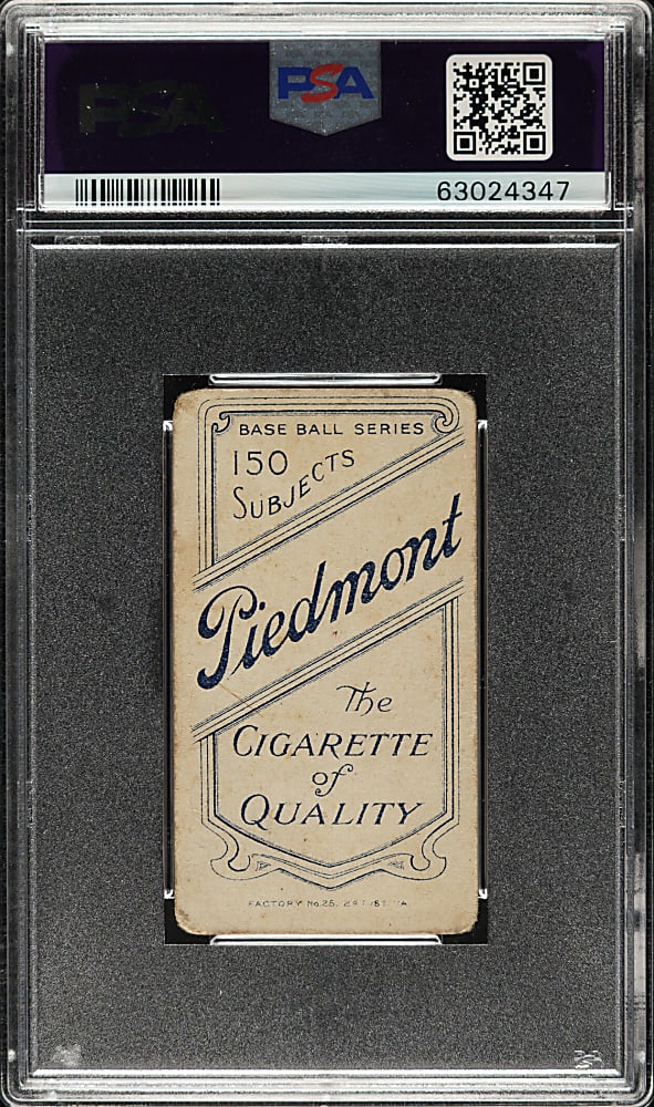 1909-1911 T206 White Border Ty Cobb Portrait Green Background PSA FAIR 1.5