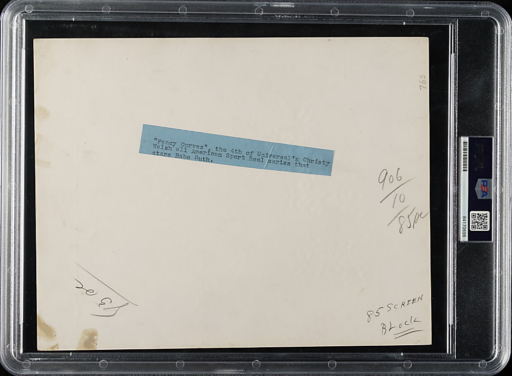 Circa 1931 Babe Ruth Play Ball Original Universal Pictures Photograph PSA/DNA Type I