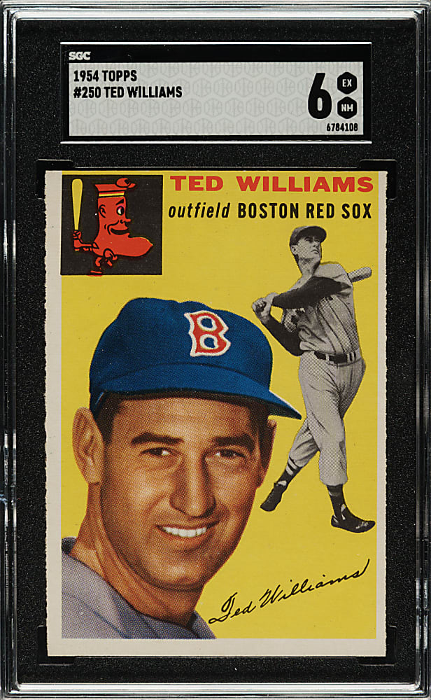 1954 Topps #250 Ted Williams SGC EX/NM 6