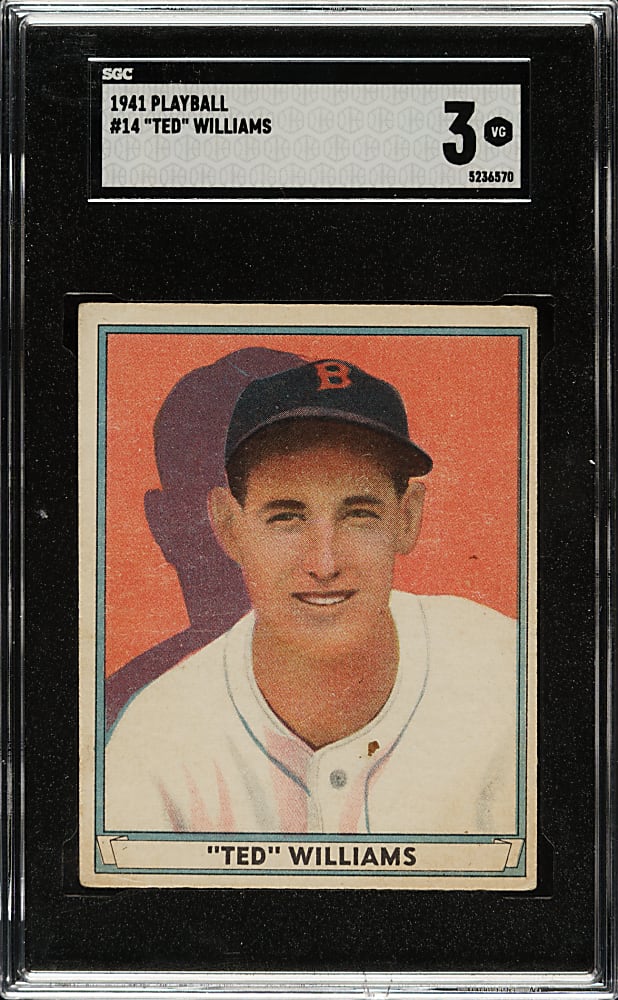 1941 R336 Play Ball #14 Ted Williams SGC VG 3