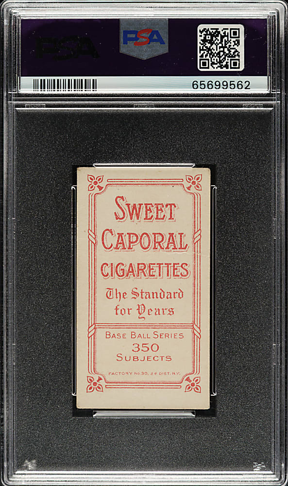 1909-1911 T206 White Border Ty Cobb Bat On Shoulder PSA GOOD 2