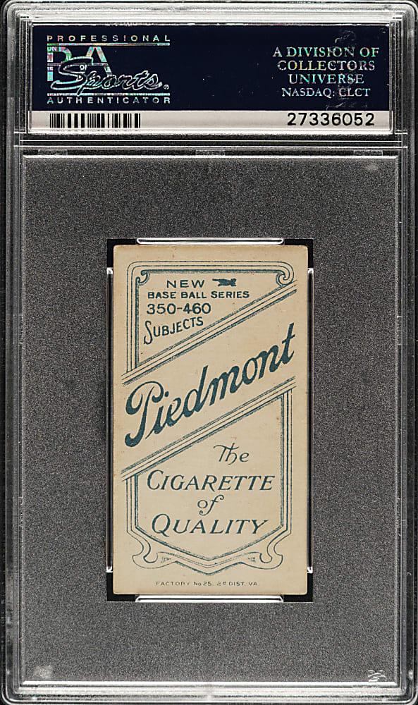 1909-1911 T206 White Border Ty Cobb Portrait Red Background PSA VG 3