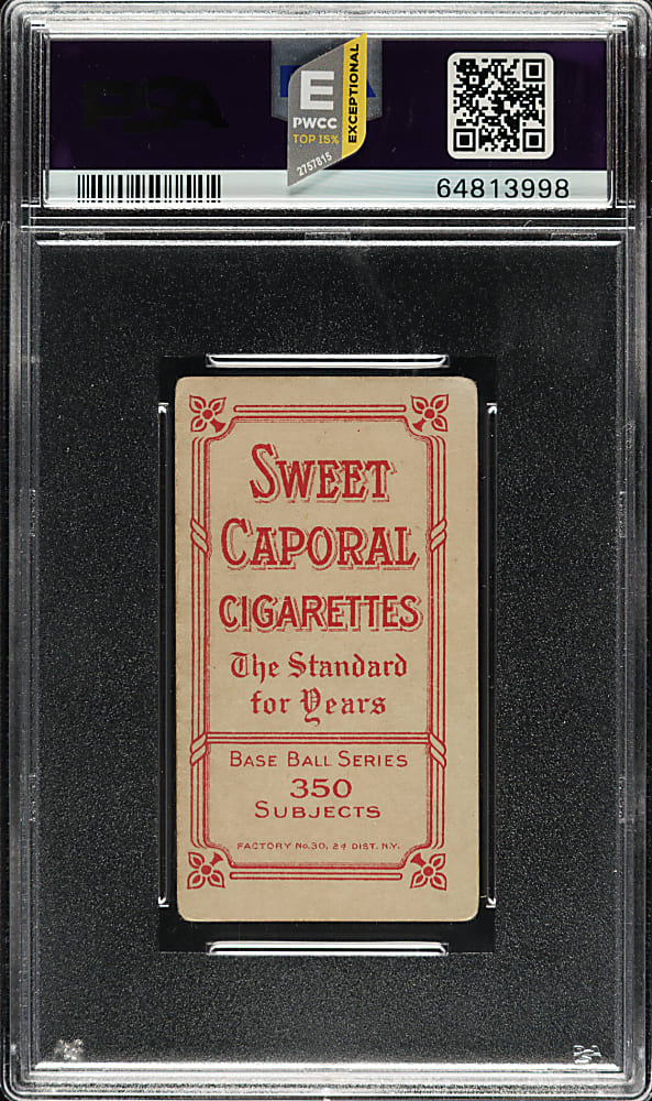 1909-1911 T206 White Border Ty Cobb Portrait Red Background PSA GOOD+ 2.5