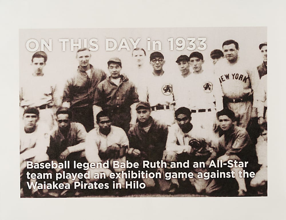 1933 Babe Ruth Single-Signed Baseball with Provenance PSA/DNA NM 7