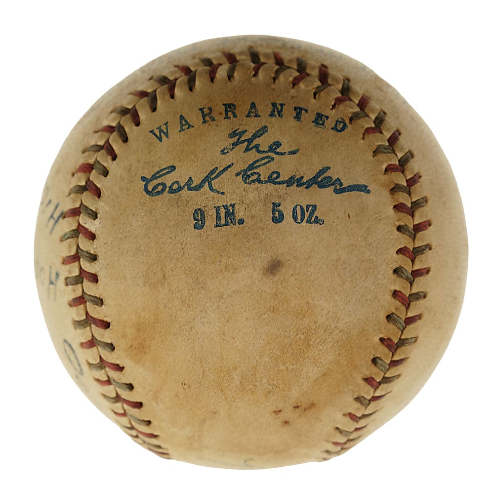 1933 Babe Ruth Single-Signed Baseball with Provenance PSA/DNA NM 7