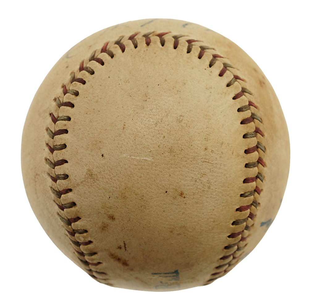 1933 Babe Ruth Single-Signed Baseball with Provenance PSA/DNA NM 7