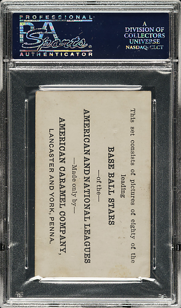 1921 E121 American Caramel (Series of 80) Grover Alexander PSA VG 3