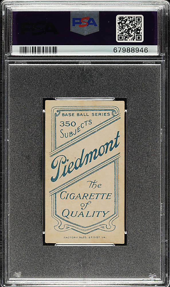 1909-1911 T206 White Border Kid Elberfeld Washington Portrait PSA VG-EX 4