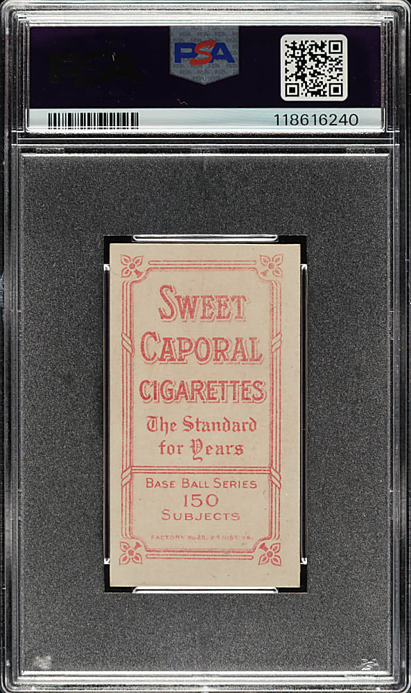 1909-1911 T206 White Border George Davis PSA EX-MT 6