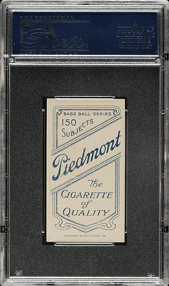 1909-1911 T206 White Border Frank Bowerman PSA EX-MT 6