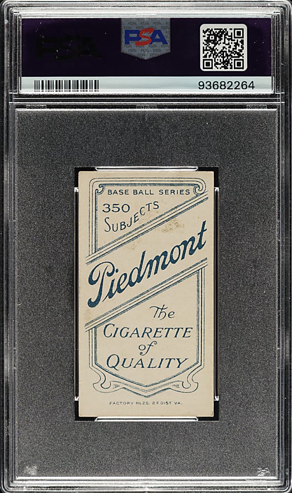 1909-1911 T206 White Border Lucky Wright PSA EX-MT 6