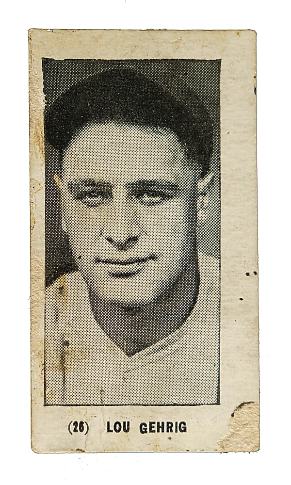 1928 W502 #26 Lou Gehrig